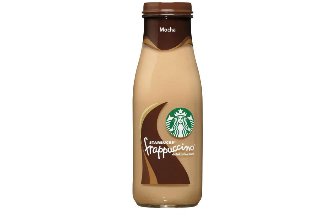 Starbucks Frappuccino Chilled Coffee Drink, Mocha   Glass Bottle  281 millilitre